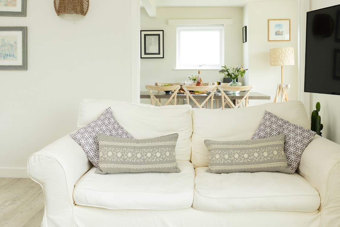 Relax on the comfy sofas.