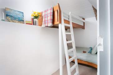 Younger members will be thrilled with the bunk bedroom.