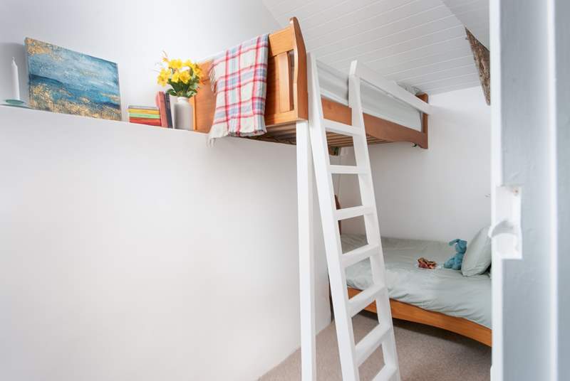 Younger members will be thrilled with the bunk bedroom.