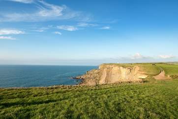 This stretch of coastline is quite stunning.