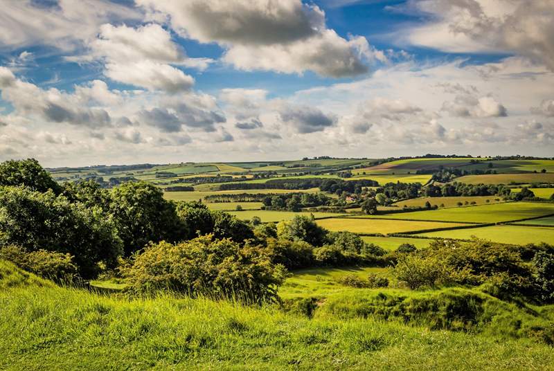The Lincolnshire Wolds boast rolling hills, sweeping valleys and picturesque villages. 