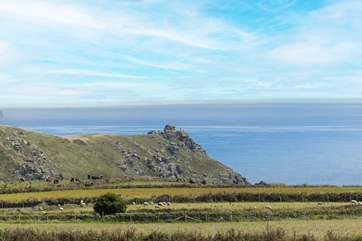 Doorstep views in an Area of Outstanding Natural Beauty.