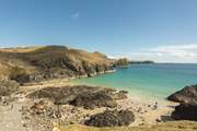 The Lizard is home to the iconic Kynance Cove - accessed via the coastal path or by car.