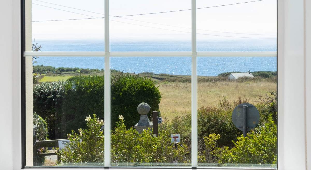 There are sea views from almost every window at Parc Brawse House.