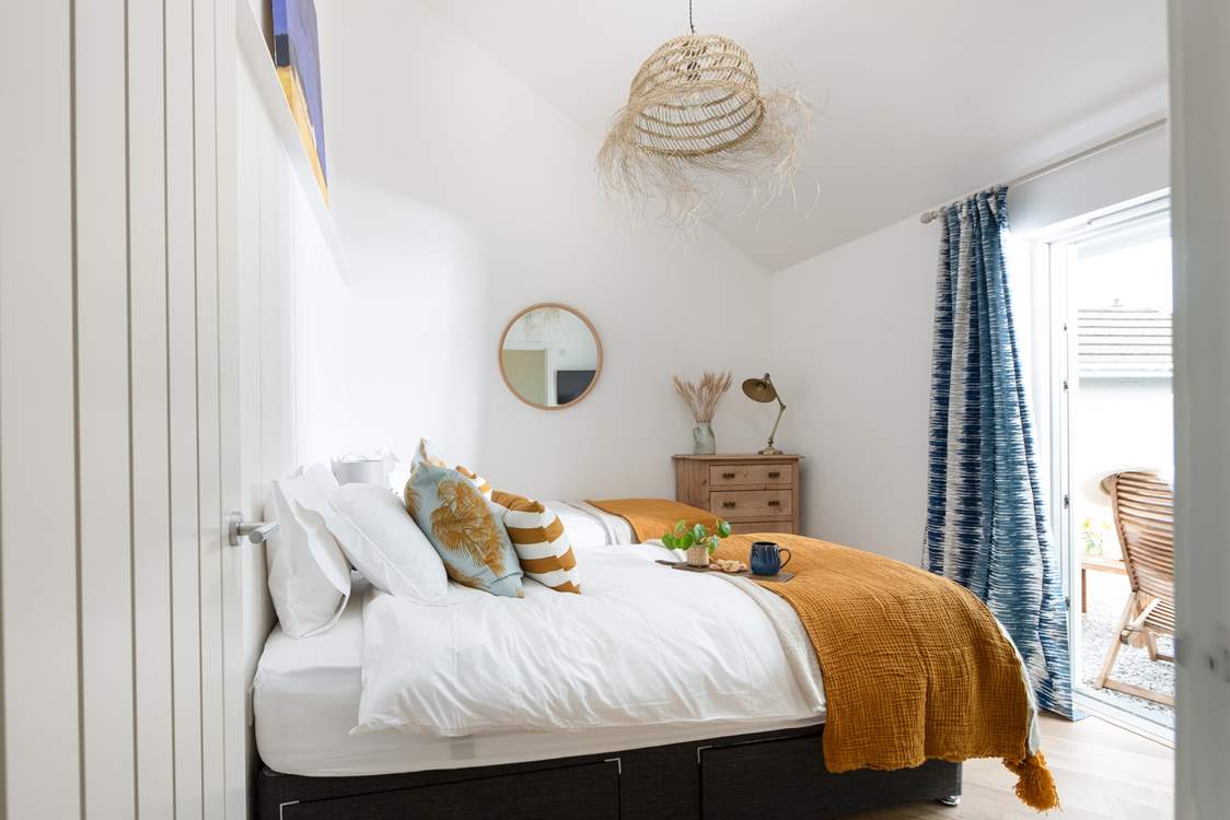 Step inside bedroom two.