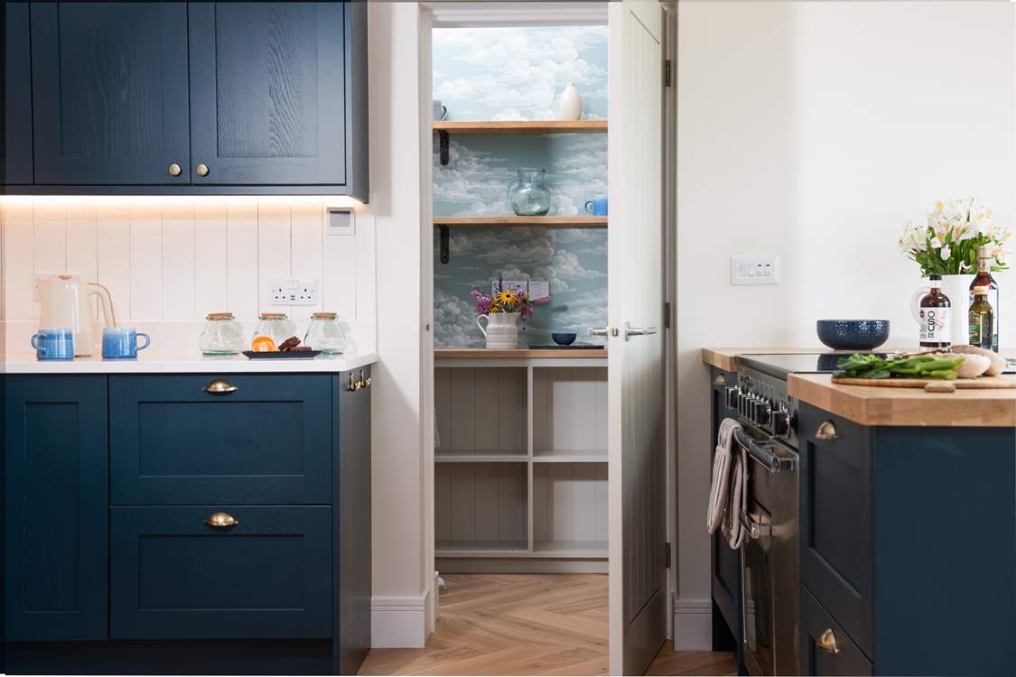 Even the utility-room has a touch of class.