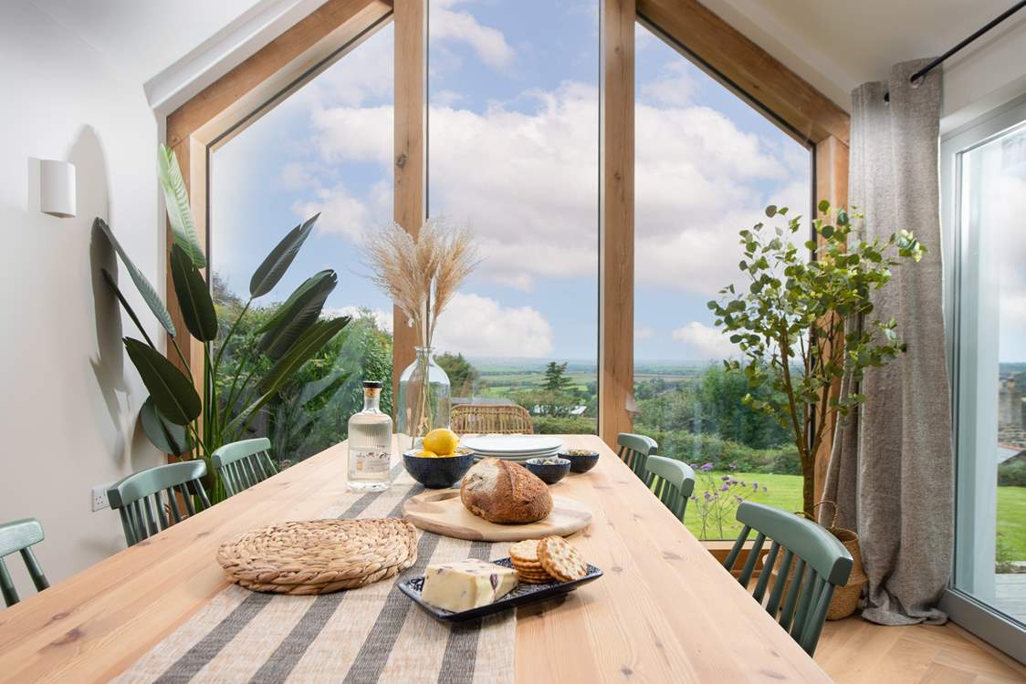 What a wonderful view - you are sure to linger a little longer over holiday meals.