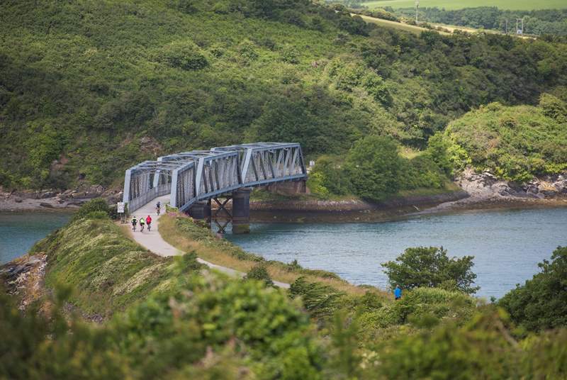 For some fun on two wheels, cycle the Camel Trail - a 17 mile route that starts close to Mandalay and winds its way out to Padstow on the coast.