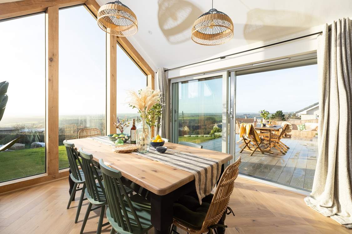 Beautiful views and space.