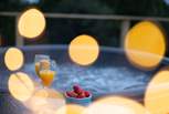 Then embrace a heavenly soak in the hot tub.