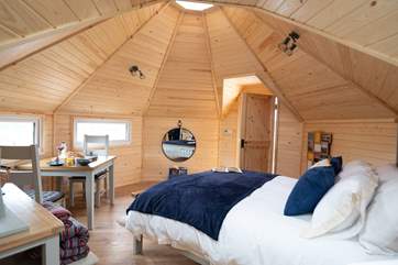 Warm and welcoming, this cabin is the perfect place to call home for a little while.