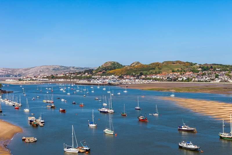 Why not take a boat trip along the Conwy River? 