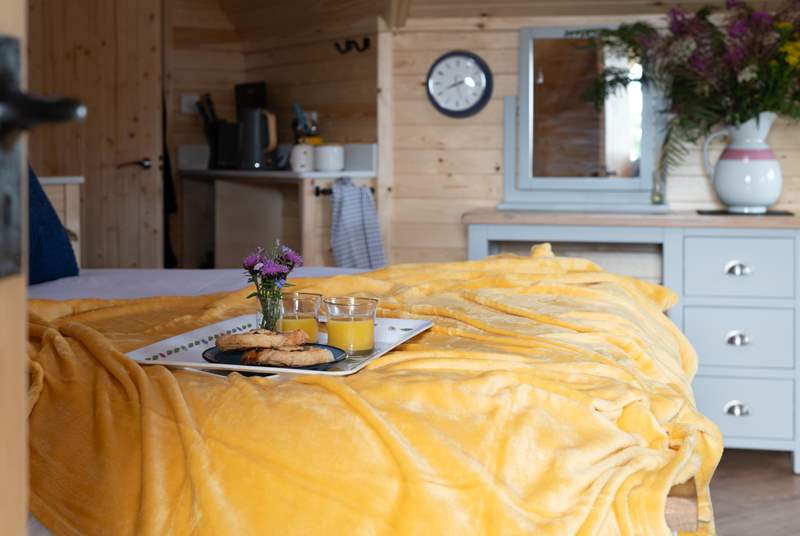 Or why not enjoy breakfast in bed? 