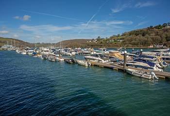 The glorious Dartmouth marina is such a special sight.