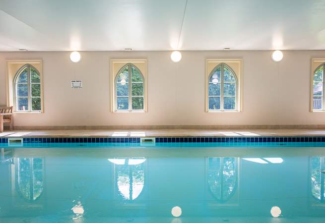 What a treat - an indoor heated pool.