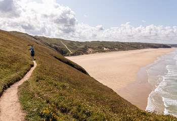 Head out and find some of the famous Cornish coastal paths.