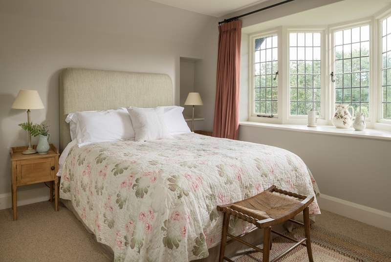 Wake slowly in one of the king-size beds, complete with luxury Egyptian cotton bedding.
