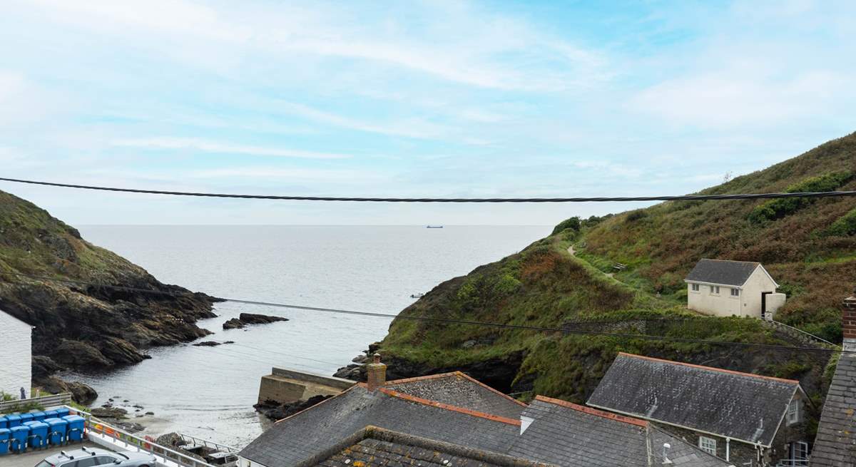 Wonderful views from the outside terrace. 