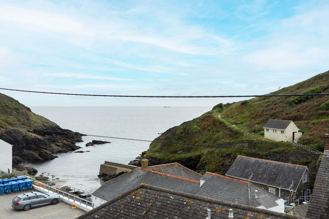 Wonderful views from the outside terrace.