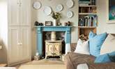 For cooler evenings, fire up the wood-burner. - Thumbnail Image