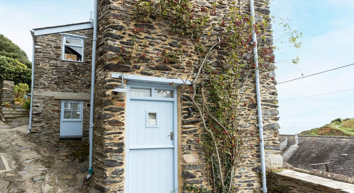 Enter The Blue House by walking up the ramp with access in through the kitchen door (not the door pictured here). 