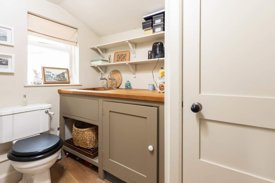 The utility-room on the first floor.