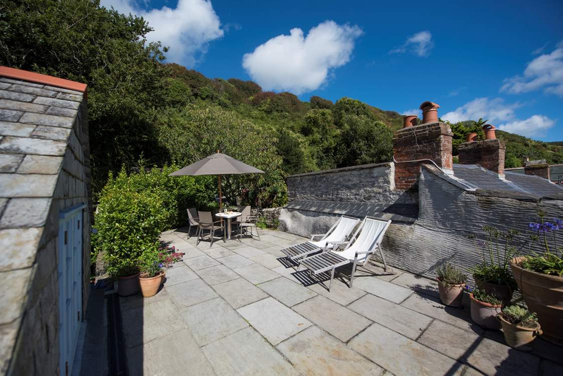 Pull up a comfortable seat on the sun terrace.