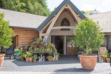 Take the footpath that leads to the Duchy of Cornwall Nursery.