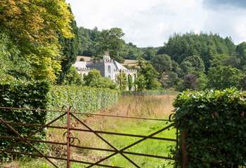 Restormel Manor sits at the end of a private drive on the Estate. 
