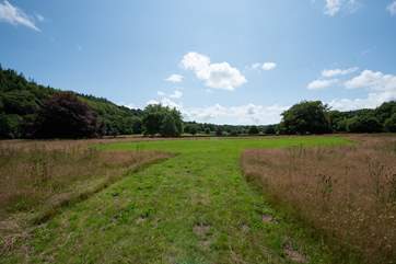 The large area in front of the Manor is available for all guests staying.