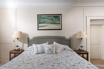 A comfy super-king size double bed awaits.