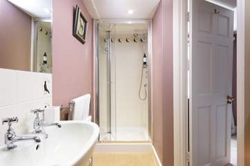 One of the en suite shower-rooms.