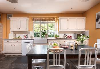 The large kitchen/dining-room will be the heart of your holiday home.