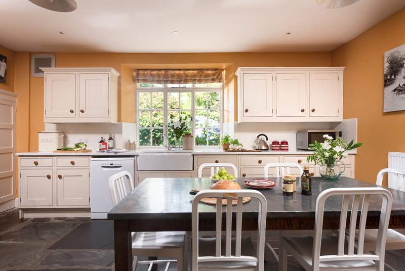 The large kitchen/dining-room will be the heart of your holiday home.