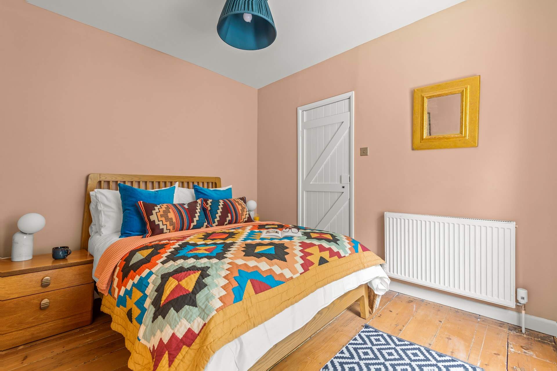 Bedroom 2 is super comfortable and cheerful.