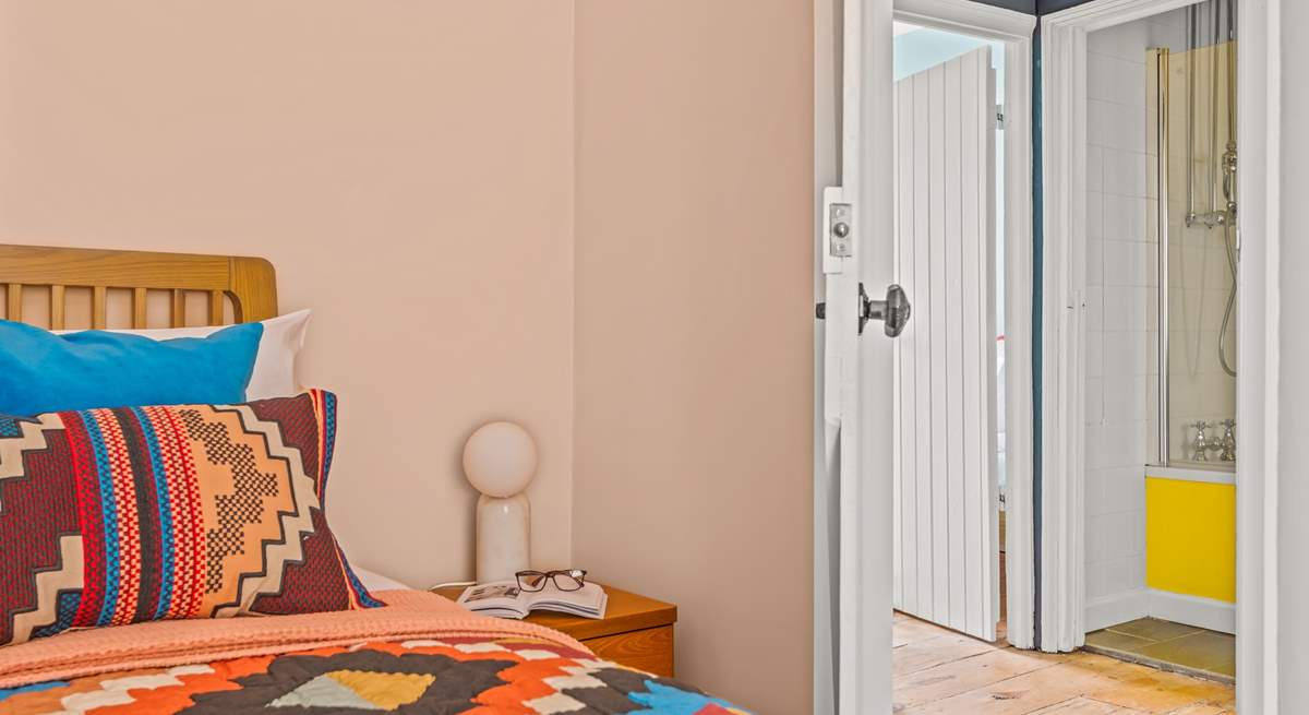 Bedroom 2 opens out into the hallway, just across from the family bathroom.