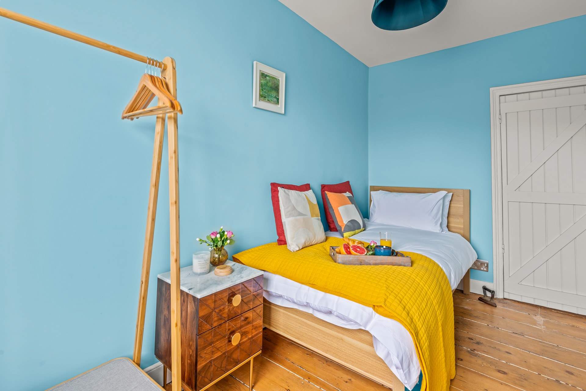 Bedroom 3 is a sweet single room. 