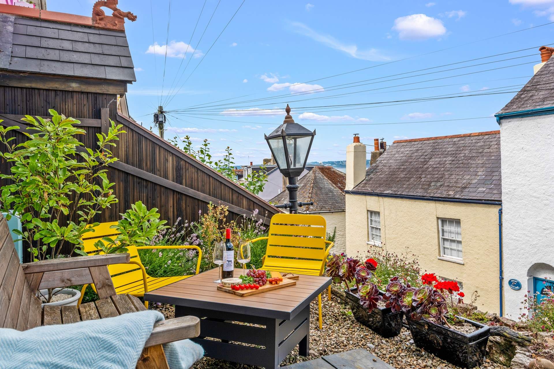 Soak up the Brixham sun from this charming sitting-area.