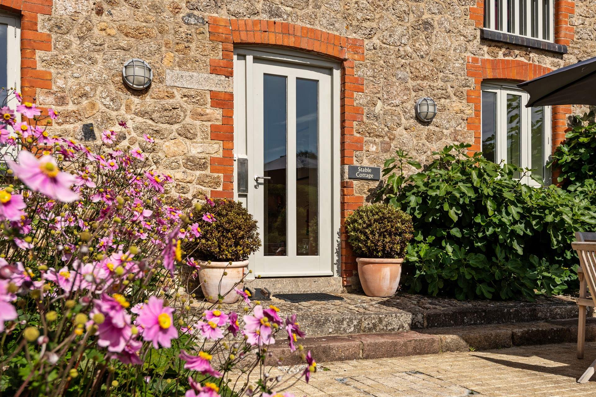 The characterful entrance.