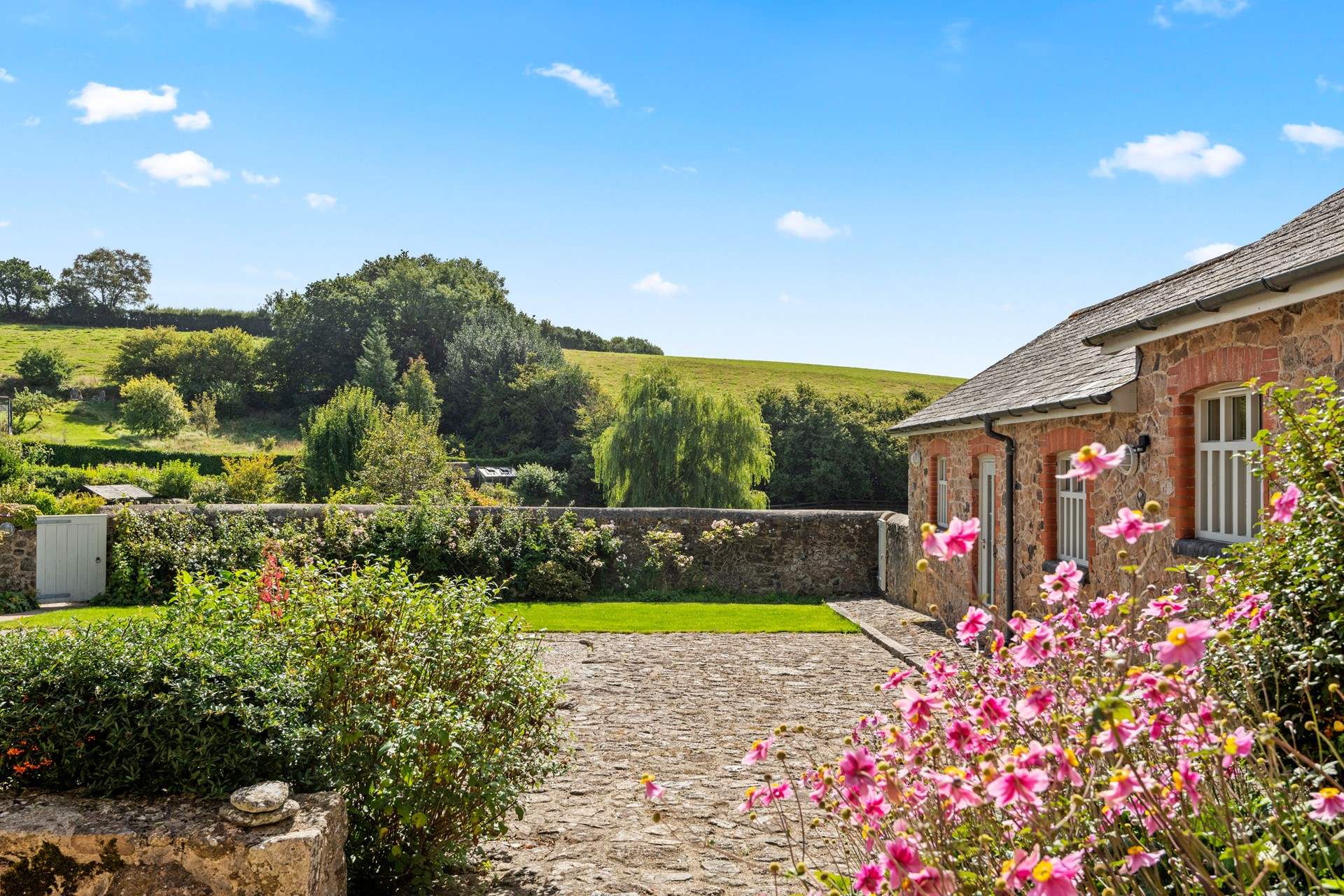 The verdant Devon countryside is right on the doorstep.