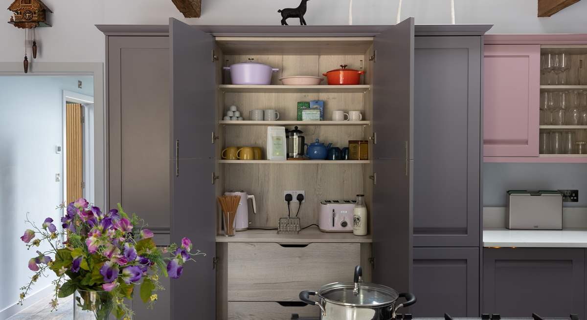 A larder full of essentials.