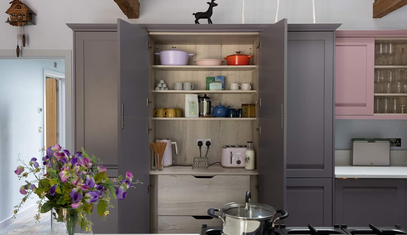 A larder full of essentials.