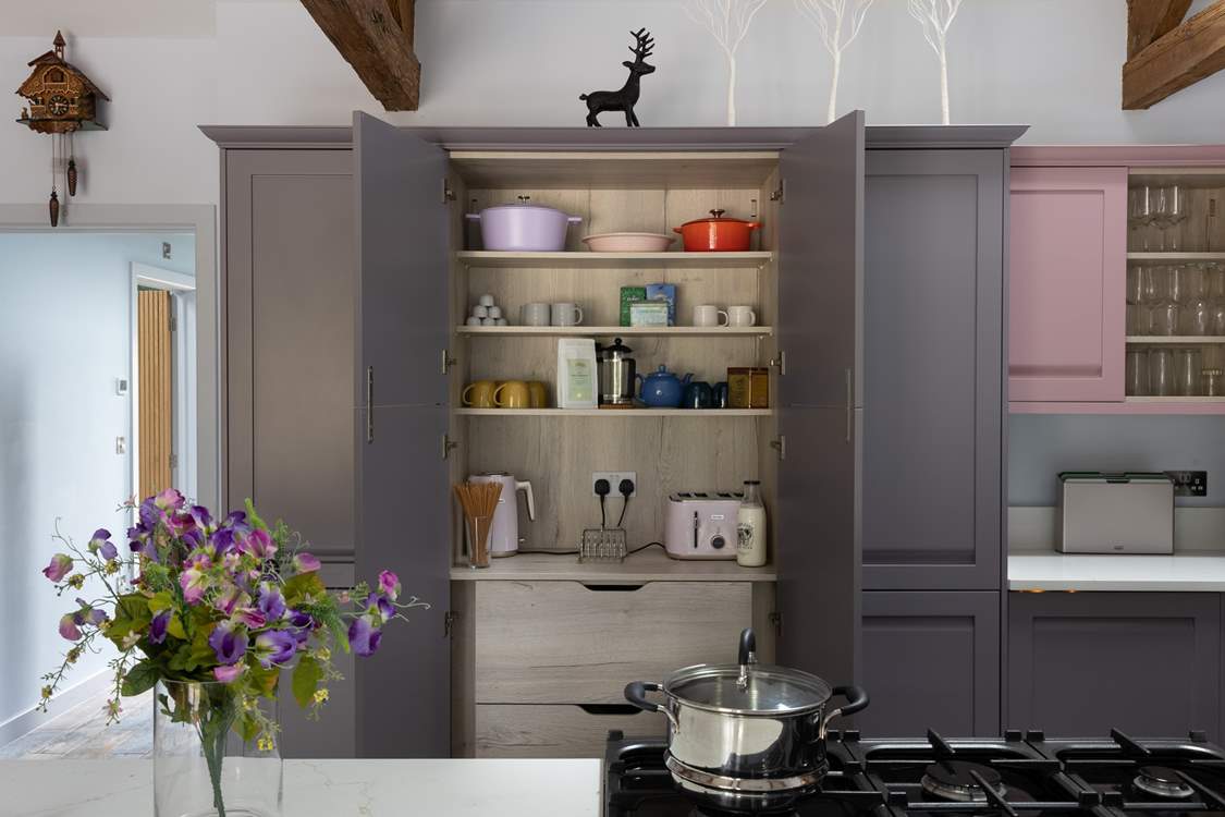 A larder full of essentials.
