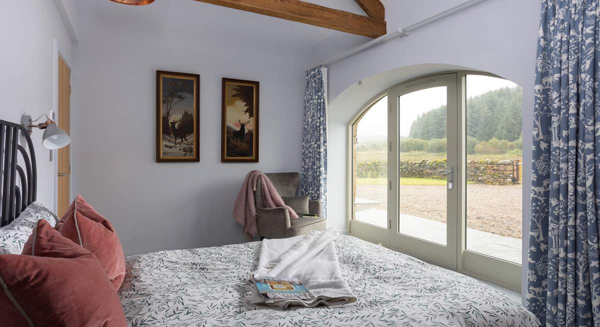 Original beams adorn bedroom 2.