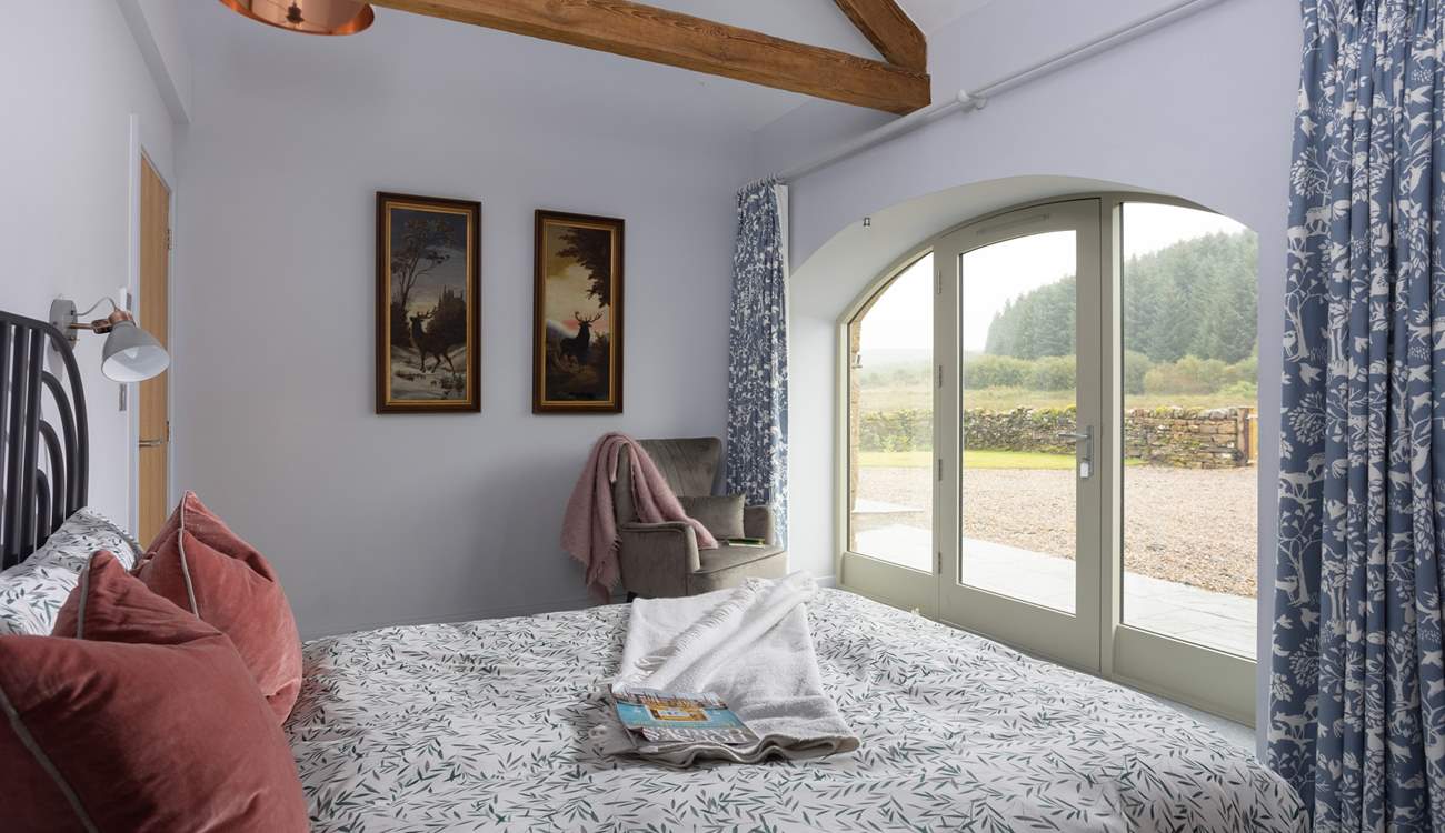 Original beams adorn bedroom 2.