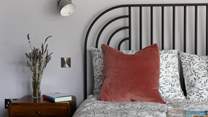 Bedroom 2 is an art deco inspired room with amazing views.