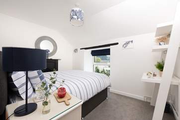 Bedroom two can be made as a king-size double or 2'6