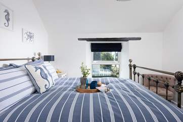Luxury linen and morning coffee, the perfect way to start the day.