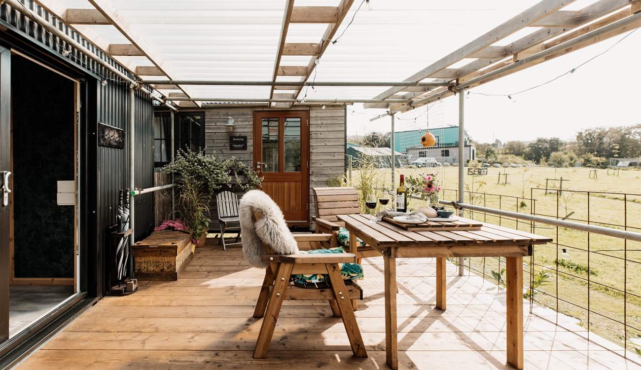 The lovely owners live on site, should you need anything. There's also a second hideaway nestled within the meadow, but your privacy is assured. 