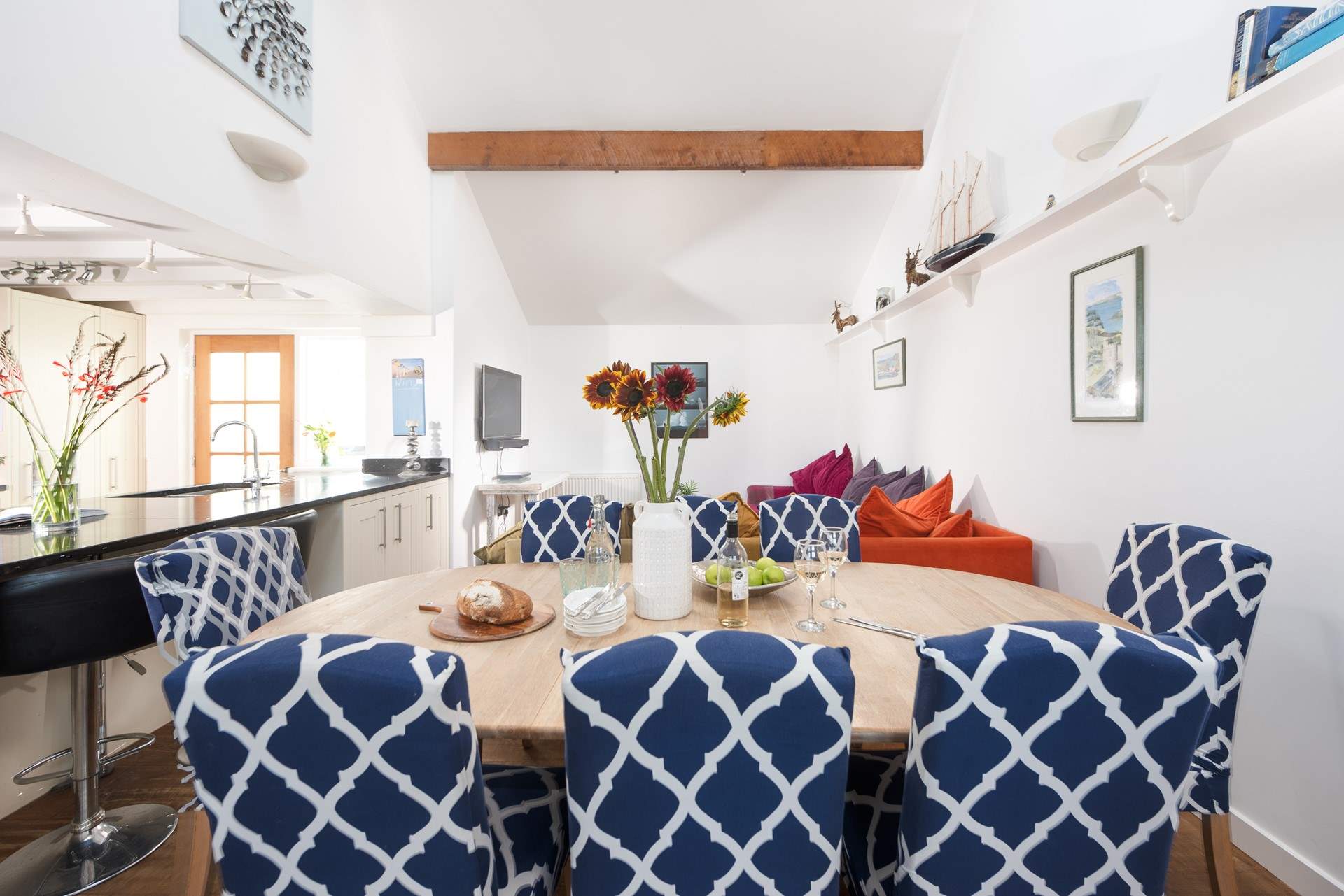 Enjoy evenings around the table discussing the day's activities.